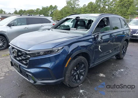 2025 Honda Cr-V Hybrid Sport-L из США, поврежденный, VIN 7FARS6H86SE026951